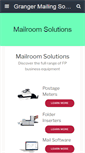 Mobile Screenshot of grangermailingsolutions.com